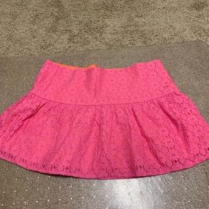 Pink lace Lilly Pultizer skirt
